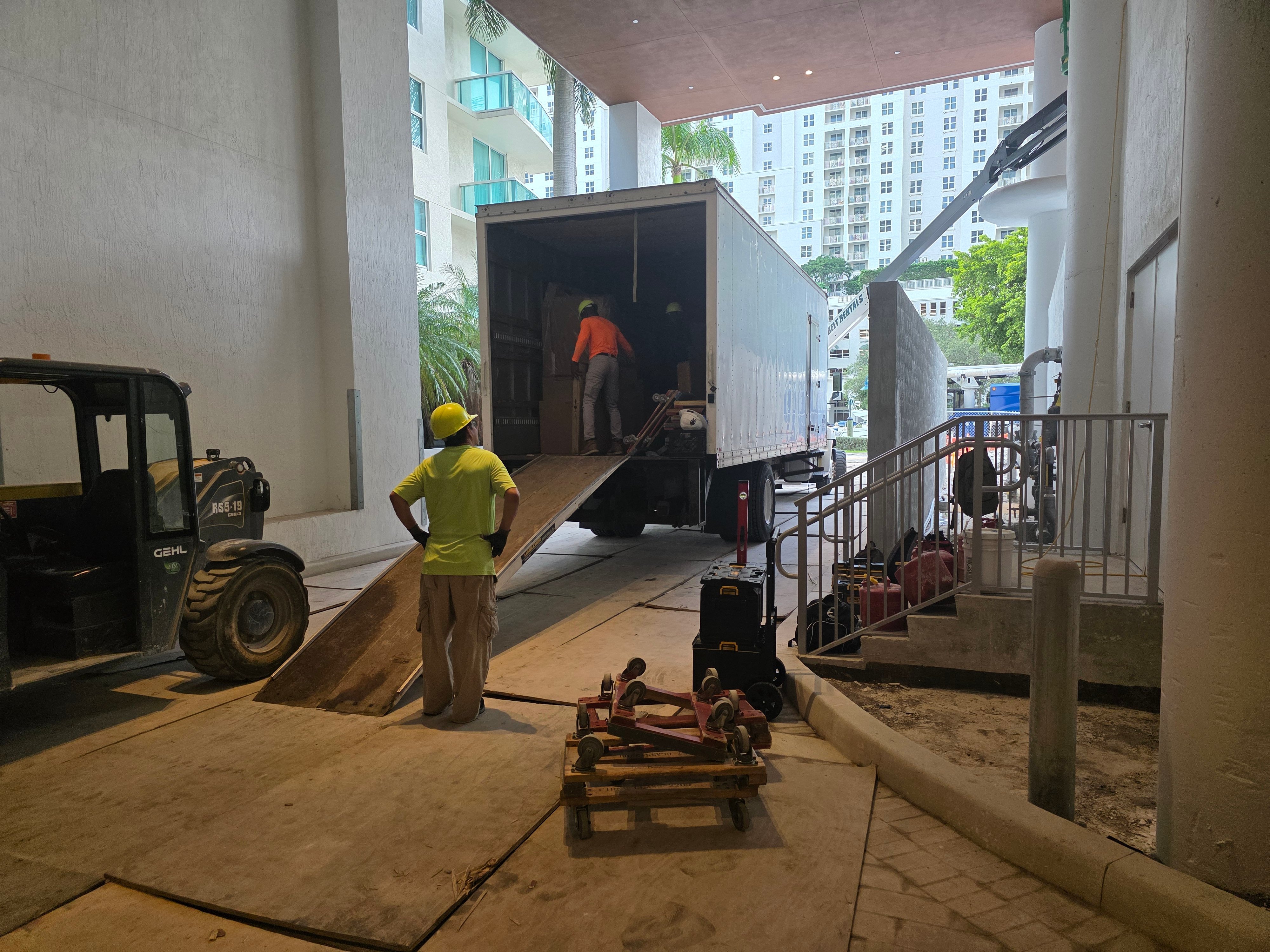 High-rise FF&E delivery