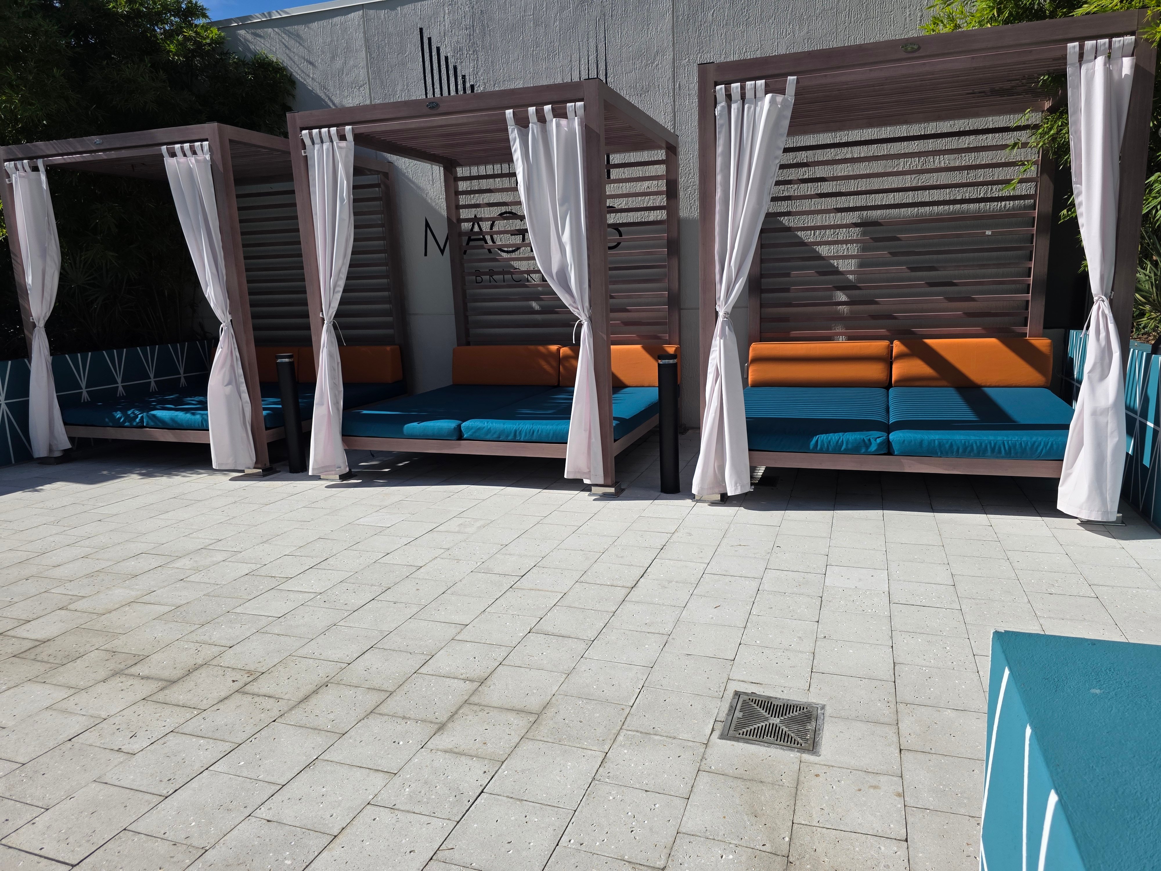 Hotel pool deck FF&E