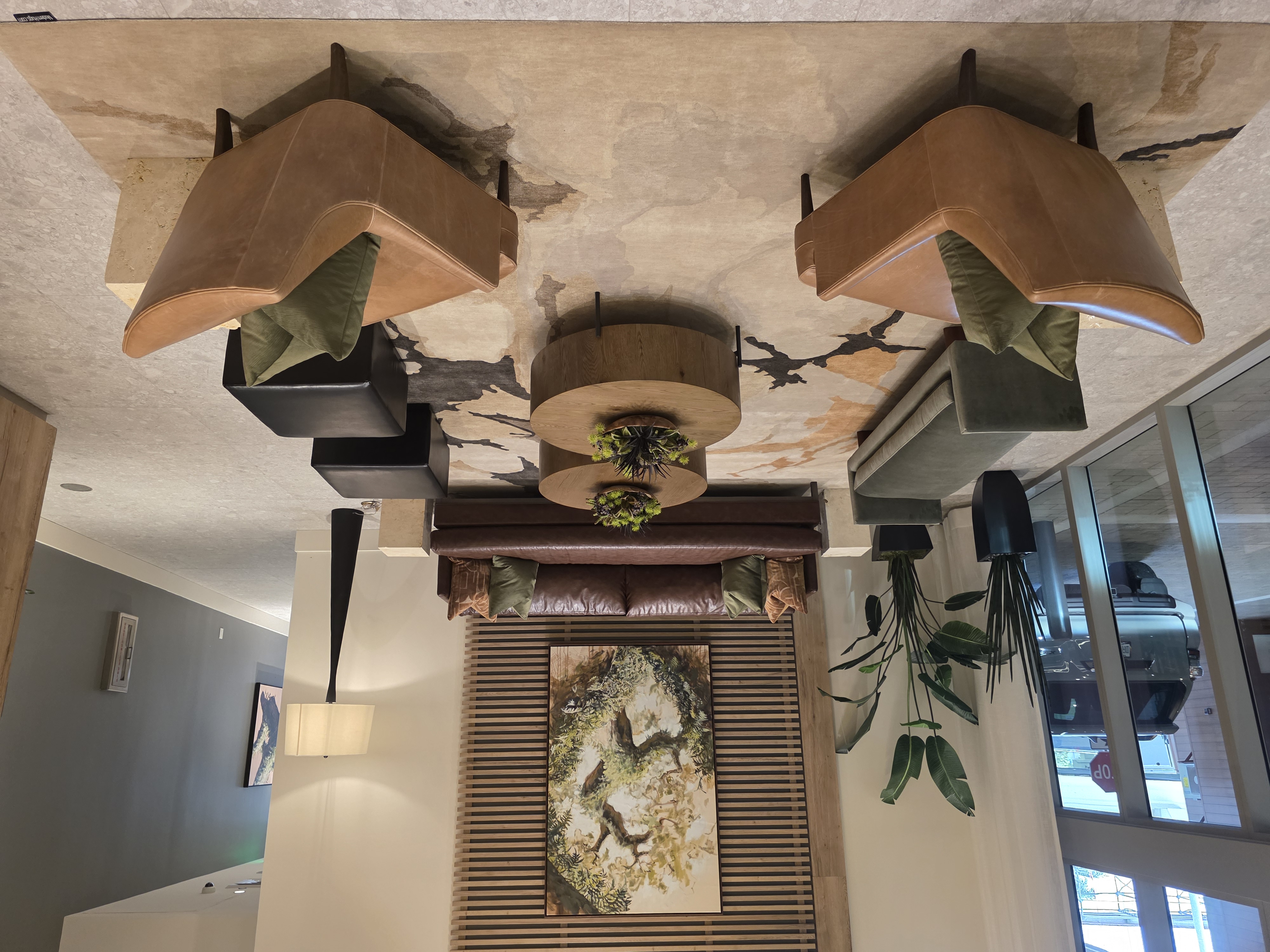 Hotel lobby detail