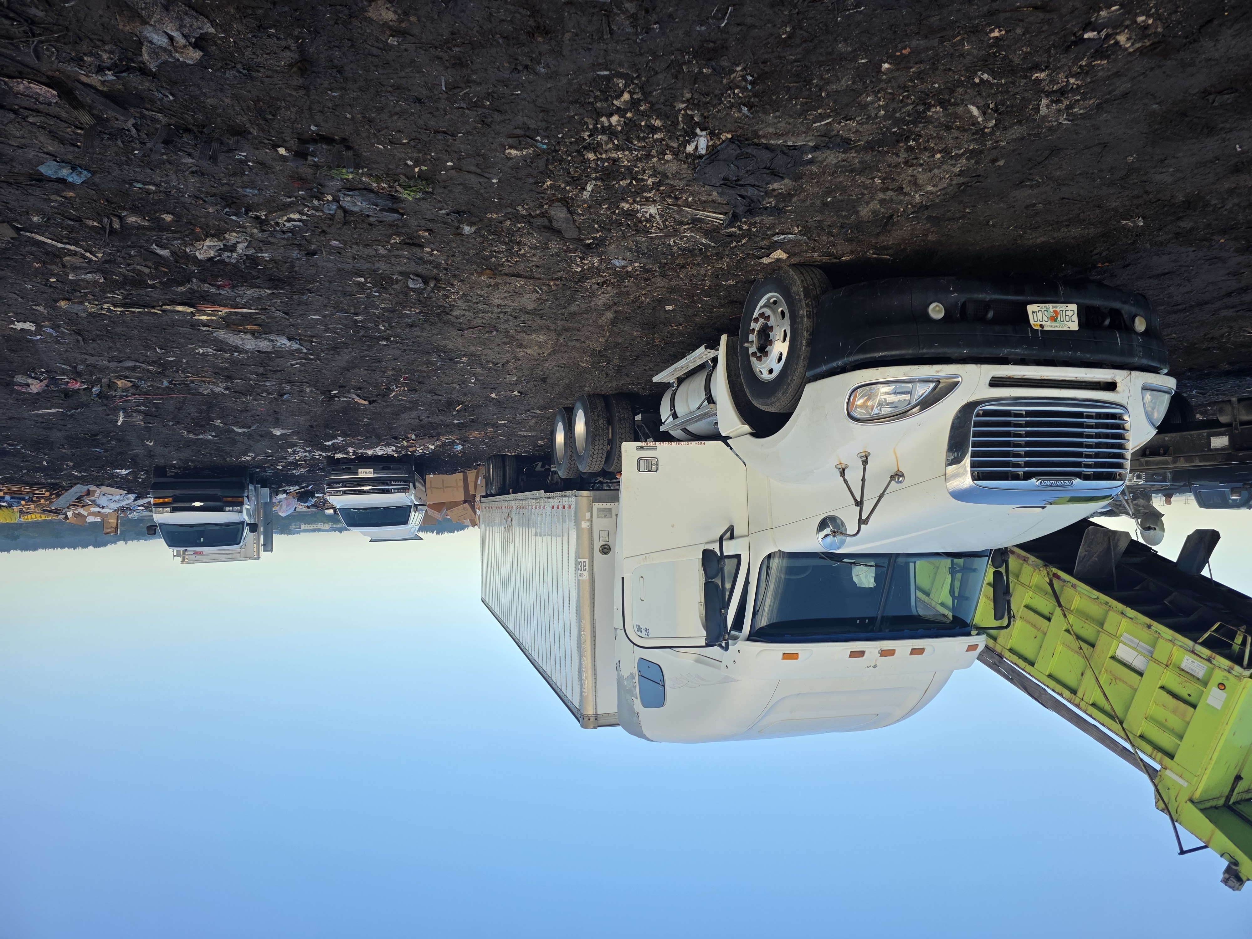 Eco Movers fleet of trucks